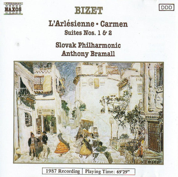 Georges Bizet, Slovak Philharmonic Orchestra, Anthony Bramall : L'Arlésienne · Carmen (Suites Nos. 1 & 2) (CD, Album)