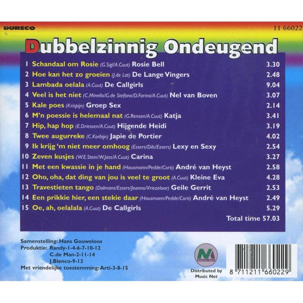 Various : Dubbelzinnig Ondeugend (CD, Comp)