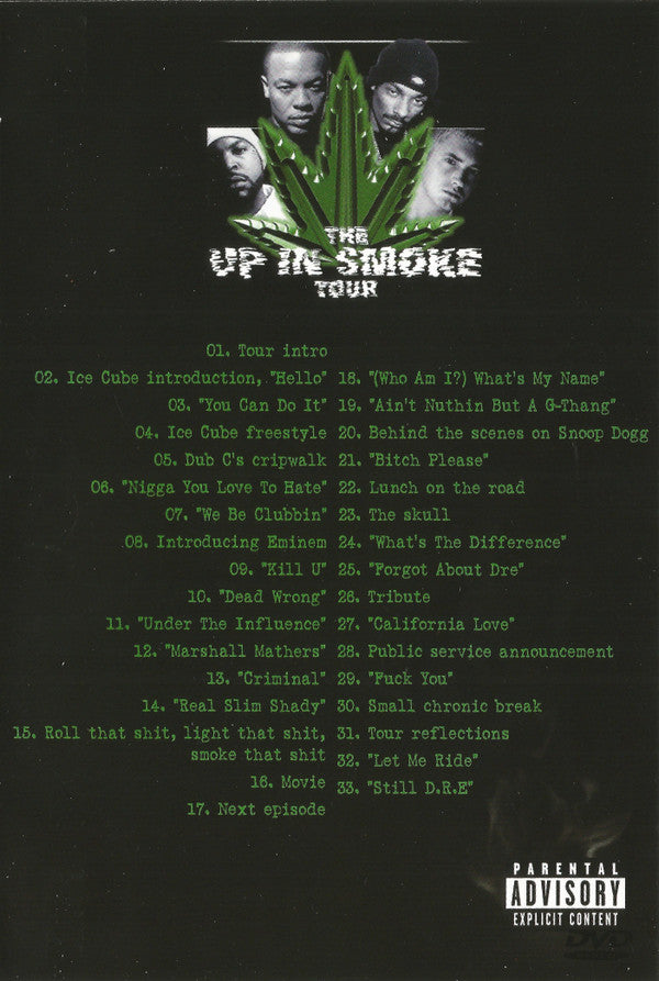 Various : The Up In Smoke Tour (DVD-V, PAL)