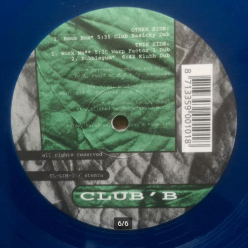 Melody Paradise : Boom Box (12", Ltd, Blu)