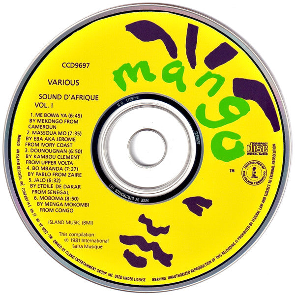 Various : Sound D'Afrique (CD, Comp, RE)