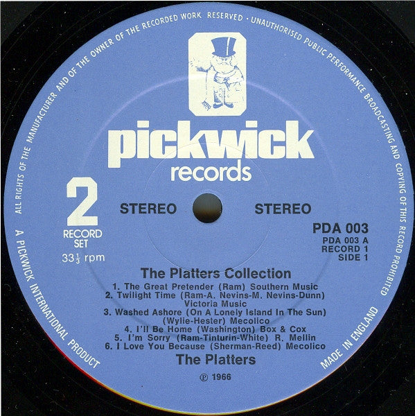 The Platters : The Platters Collection (2xLP, Comp, Gat)