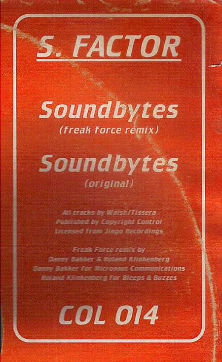 S. Factor : Soundbytes (12")