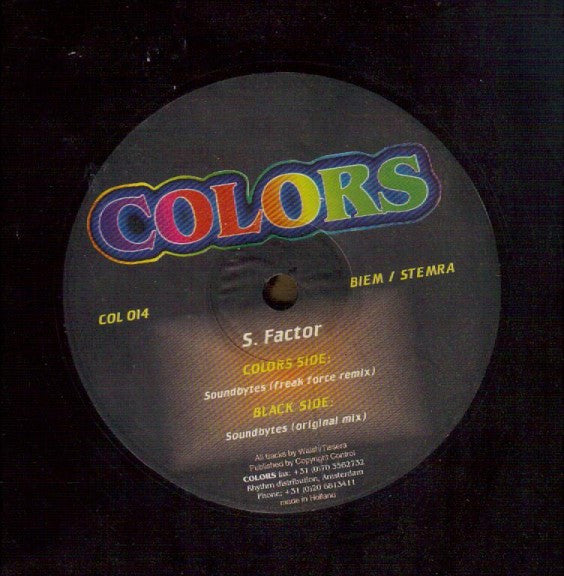 S. Factor : Soundbytes (12")