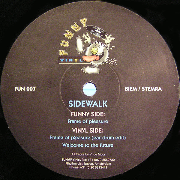 Sidewalk : Frame Of Pleasure (12")