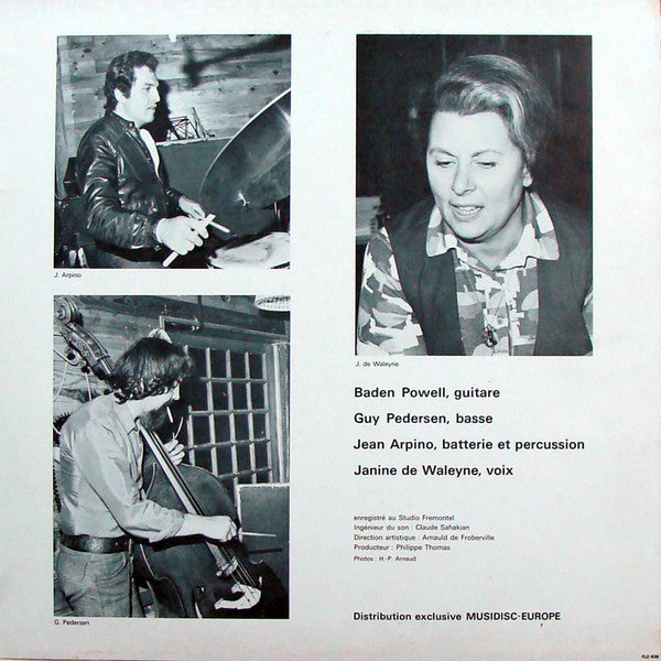 Baden Powell : Vol.5 - Samba Triste (LP, Album, Gat)
