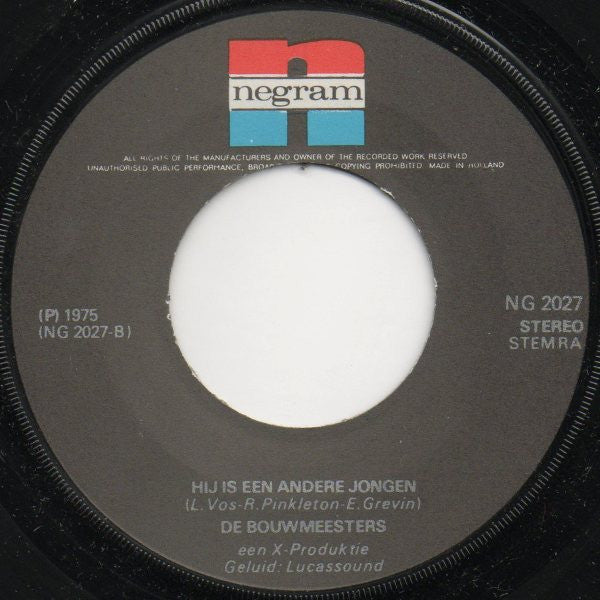 De Bouwmeesters : Eenzame Kinderen (7", Single)