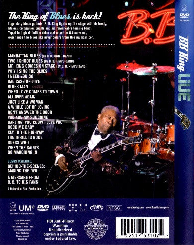 B.B. King : Live (DVD-V, Multichannel, NTSC)
