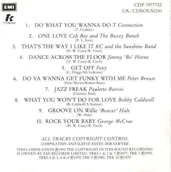 Various : The Best Of T.K. Volume 1 (CD, Comp)