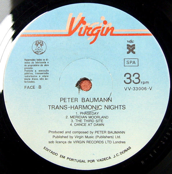 Peter Baumann : Trans Harmonic Nights (LP, Album)