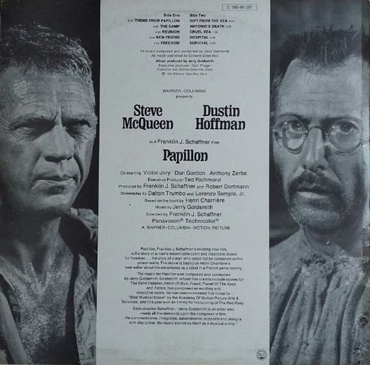 Jerry Goldsmith : Papillon (Original Motion Picture Soundtrack) (LP, Album)