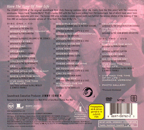 Various : Dirty Dancing (Dlx + CD, Comp, RM + DVD-V, Copy Prot., NTSC)