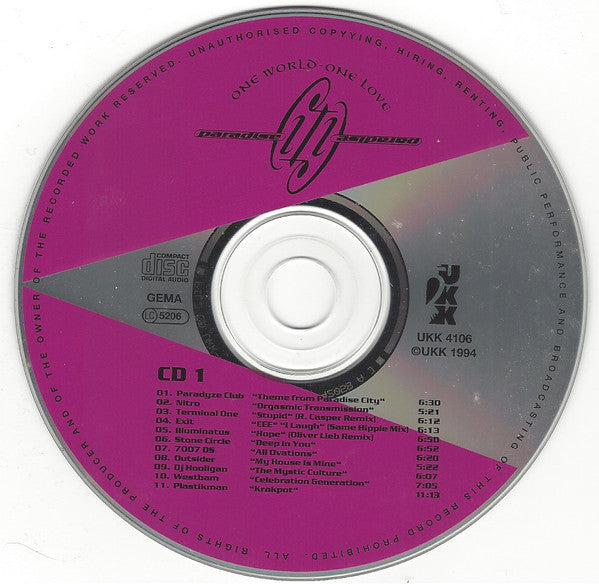 Various : Paradise City: One World - One Love (2xCD, Comp)