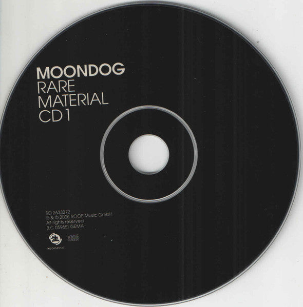 Moondog (2) : Rare Material (2xCD, Comp)