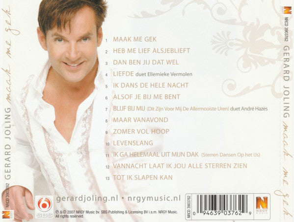 Gerard Joling : Maak Me Gek (CD, Album)