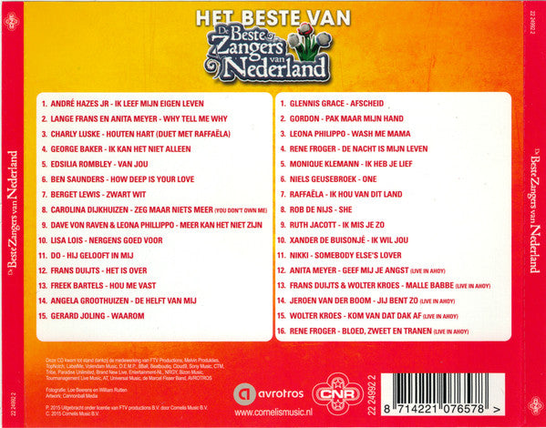 Various : Het Beste Van De Beste Zangers Van Nederland (2xCD, Comp)