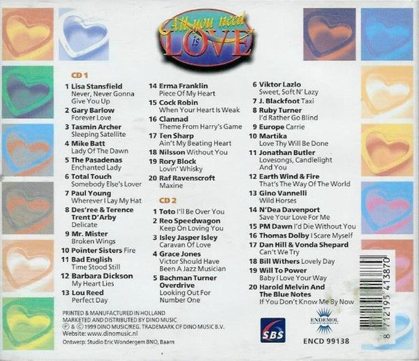 Various : All You Need Is Love (2xCD, Comp)