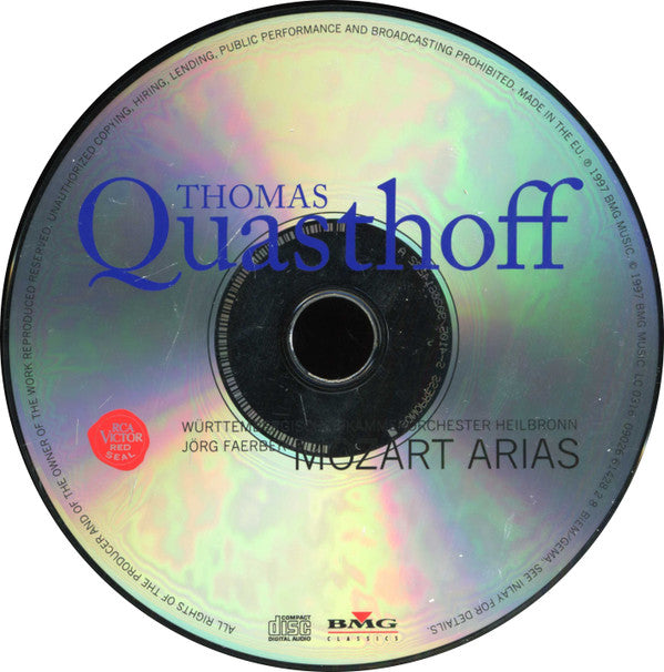 Wolfgang Amadeus Mozart / Thomas Quasthoff : Mozart Arias (CD, Album)