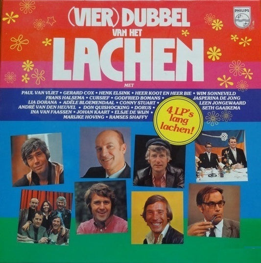 Various : (Vier)Dubbel Van Het Lachen (LP, Comp, 4x )