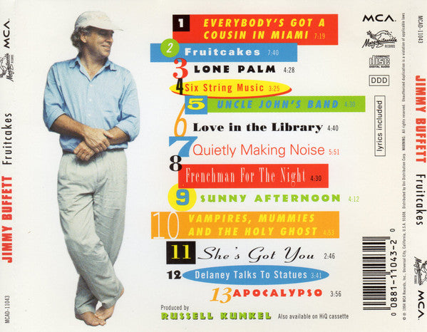 Jimmy Buffett : Fruitcakes (CD, Album)