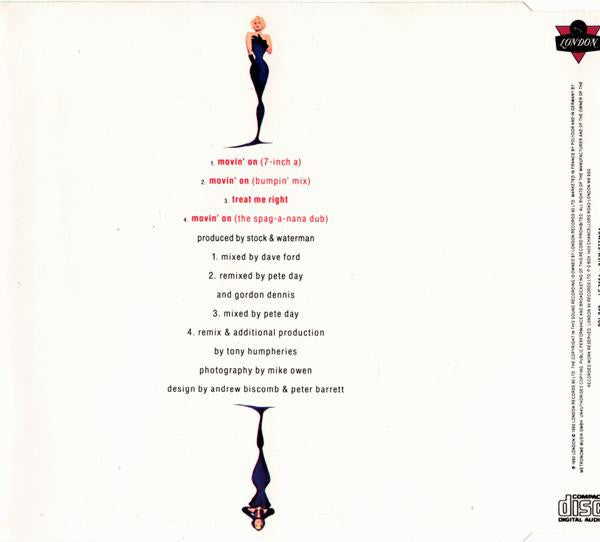 Bananarama : Movin' On (CD, Maxi)