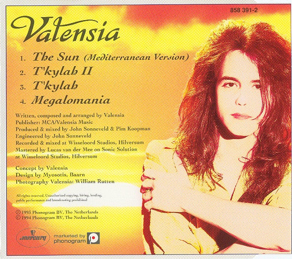 Valensia : The Sun (CD, Maxi)