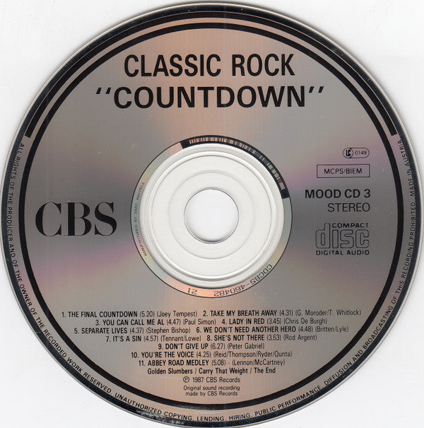 London Symphony Orchestra : Classic Rock Countdown (CD, Album)