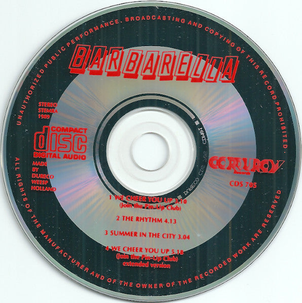 Barbarella (3) : We Cheer You Up (Join The Pin-Up Club) (CD, Maxi, Car)