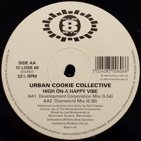 Urban Cookie Collective : High On A Happy Vibe (12")