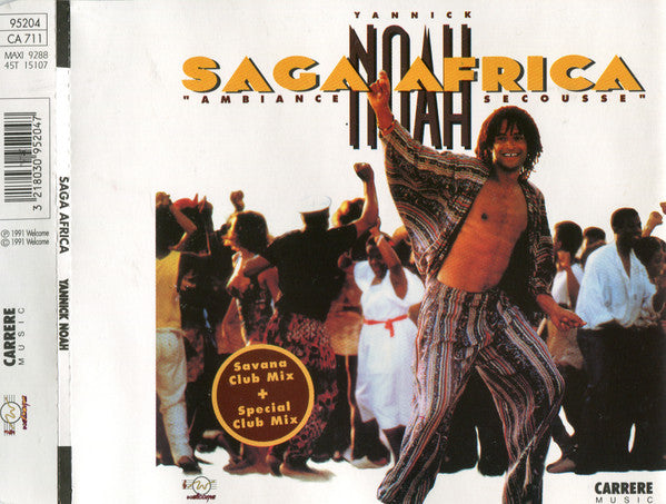 Yannick Noah : Saga Africa "Ambiance Secousse" (CD, Maxi)