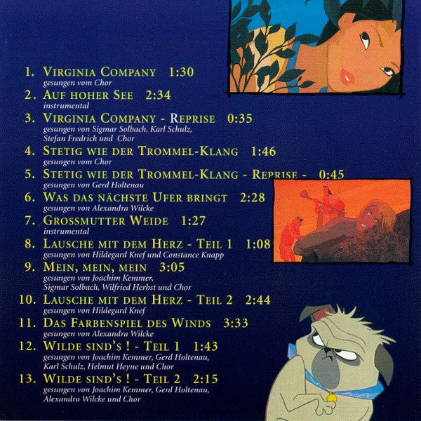Alan Menken, Stephen Schwartz : Pocahontas (Film Soundtrack • Deutsche Originalversion) (CD, Album, RE)