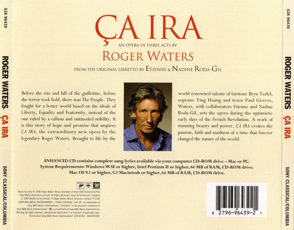 Roger Waters - Bryn Terfel • Paul Groves • Ying Huang : Ça Ira = There Is Hope (2xCD, Album, Enh)