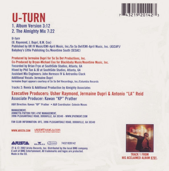 Usher : U-Turn (CD, Single)