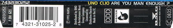 Uno Clio : Are You Man Enough? (CD, Maxi)