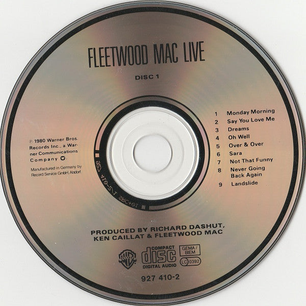 Fleetwood Mac : Fleetwood Mac Live (2xCD, Album, RE)