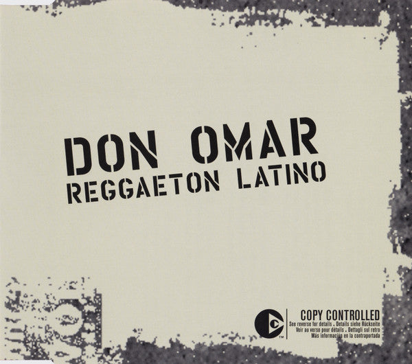 Don Omar : Reggaeton Latino (CD, Single, Copy Prot.)