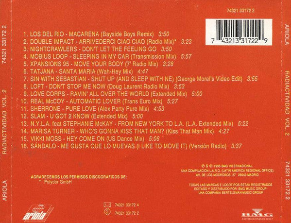 Various : Radiactividad Vol.2 (CD, Comp)