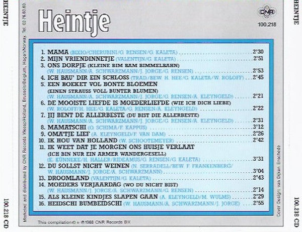Heintje : Heintje (CD, Comp)