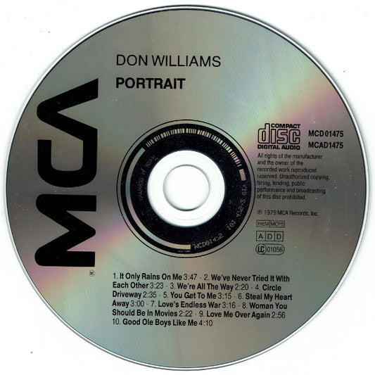 Don Williams (2) : Portrait (CD, Album, RE)