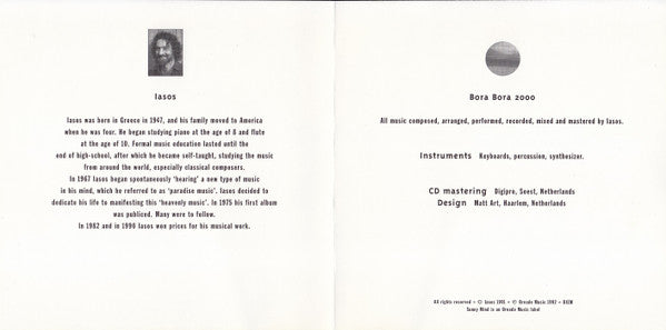 Iasos : Bora Bora 2000 (CD, Album)
