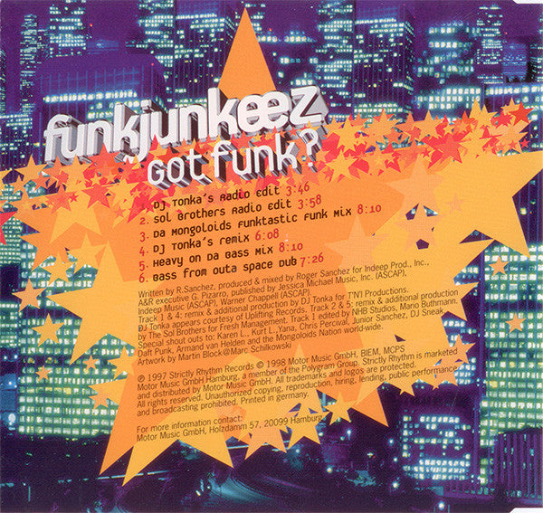 The Funkjunkeez : Got Funk? (CD, Maxi)