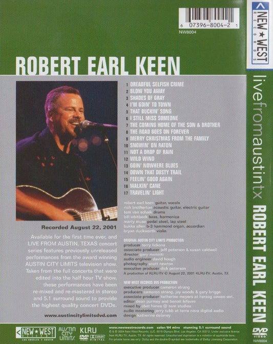 Robert Earl Keen : Live From Austin, TX (DVD-V)