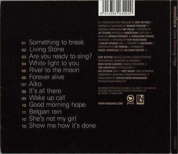 Woodface : Good Morning Hope (CD, Album, Dig)