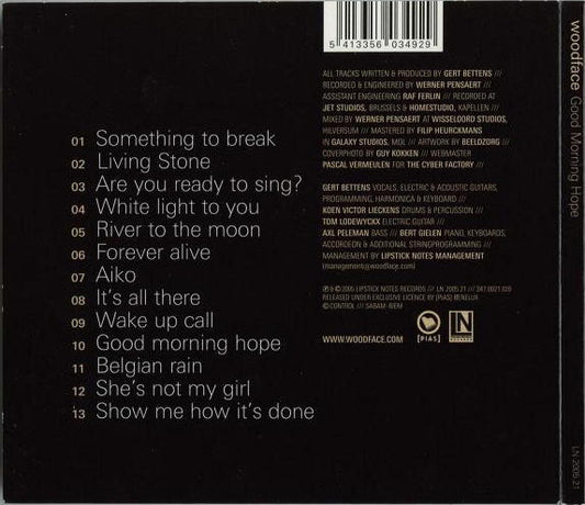 Woodface : Good Morning Hope (CD, Album, Dig)