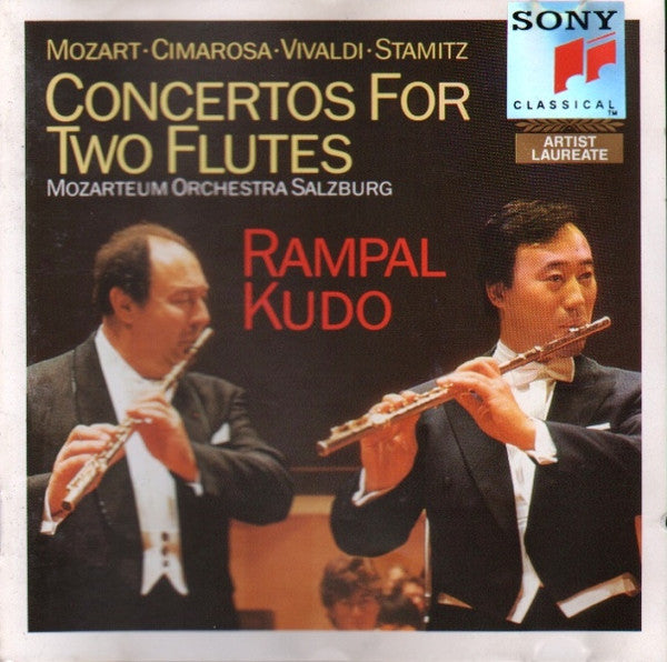 Wolfgang Amadeus Mozart ∙ Domenico Cimarosa ∙ Antonio Vivaldi ∙ Anton Stamitz, Das Mozarteum Orchester Salzburg, Jean-Pierre Rampal, Shigenori Kudo : Concertos For Two Flutes (CD, Album)