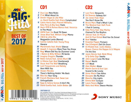 Various : MNM Big Hits - Best Of 2017 (2xCD, Comp)