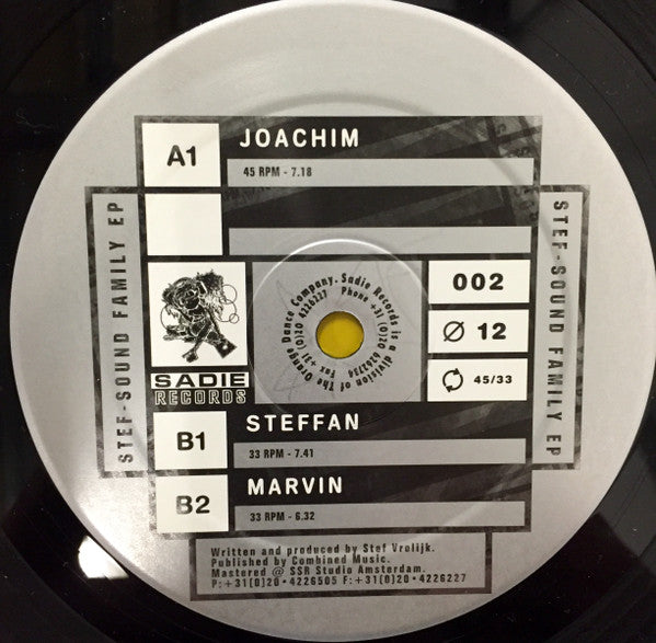 Stef Vrolijk : Sound Family E.P. (12", EP)