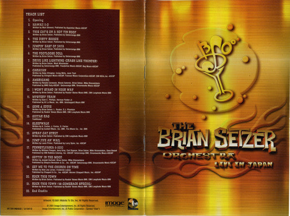 Brian Setzer Orchestra : Live In Japan (DVD-V)