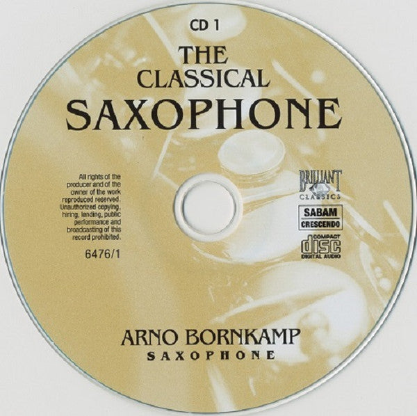 Arno Bornkamp : The Classical Saxophone (2xCD, Album)