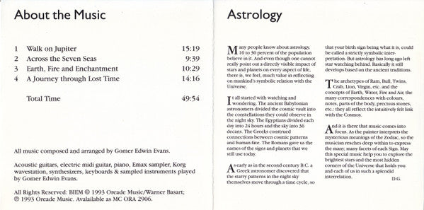 Gomer Edwin Evans : Sagittarius (CD, Album)